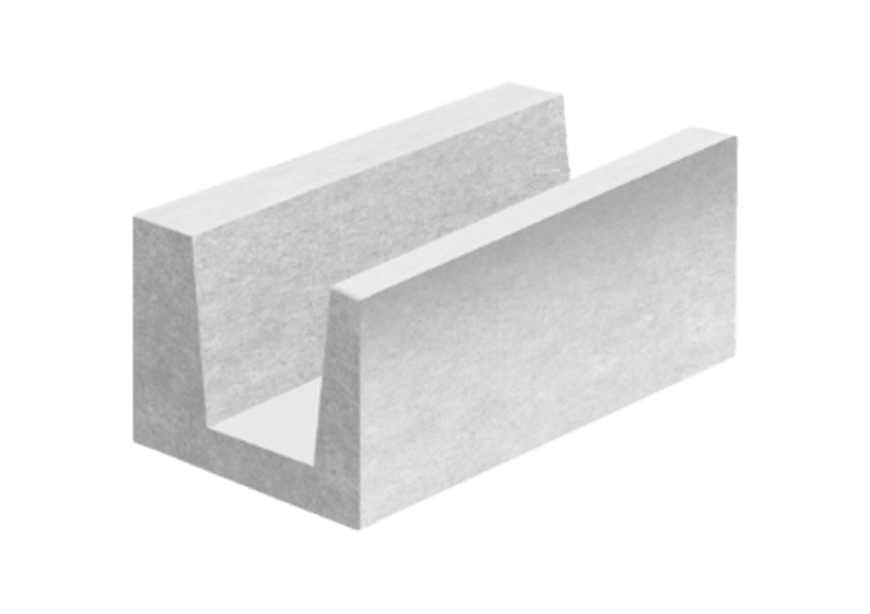 U-блок ЛСР D500 500х250х250 мм