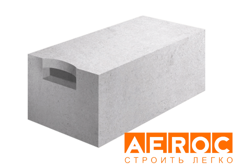 Газобетон Aeroc D500 625х300х250 мм фото 0