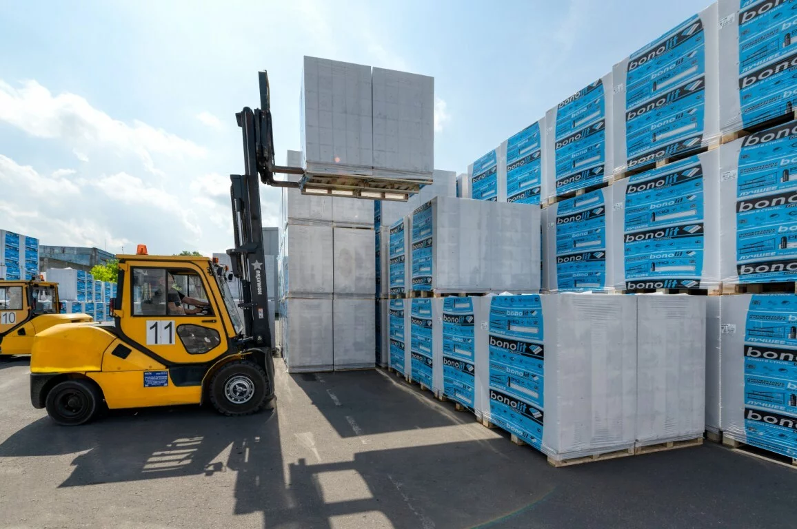 Газобетон Bonolit D600 600х400х250 мм фото 3