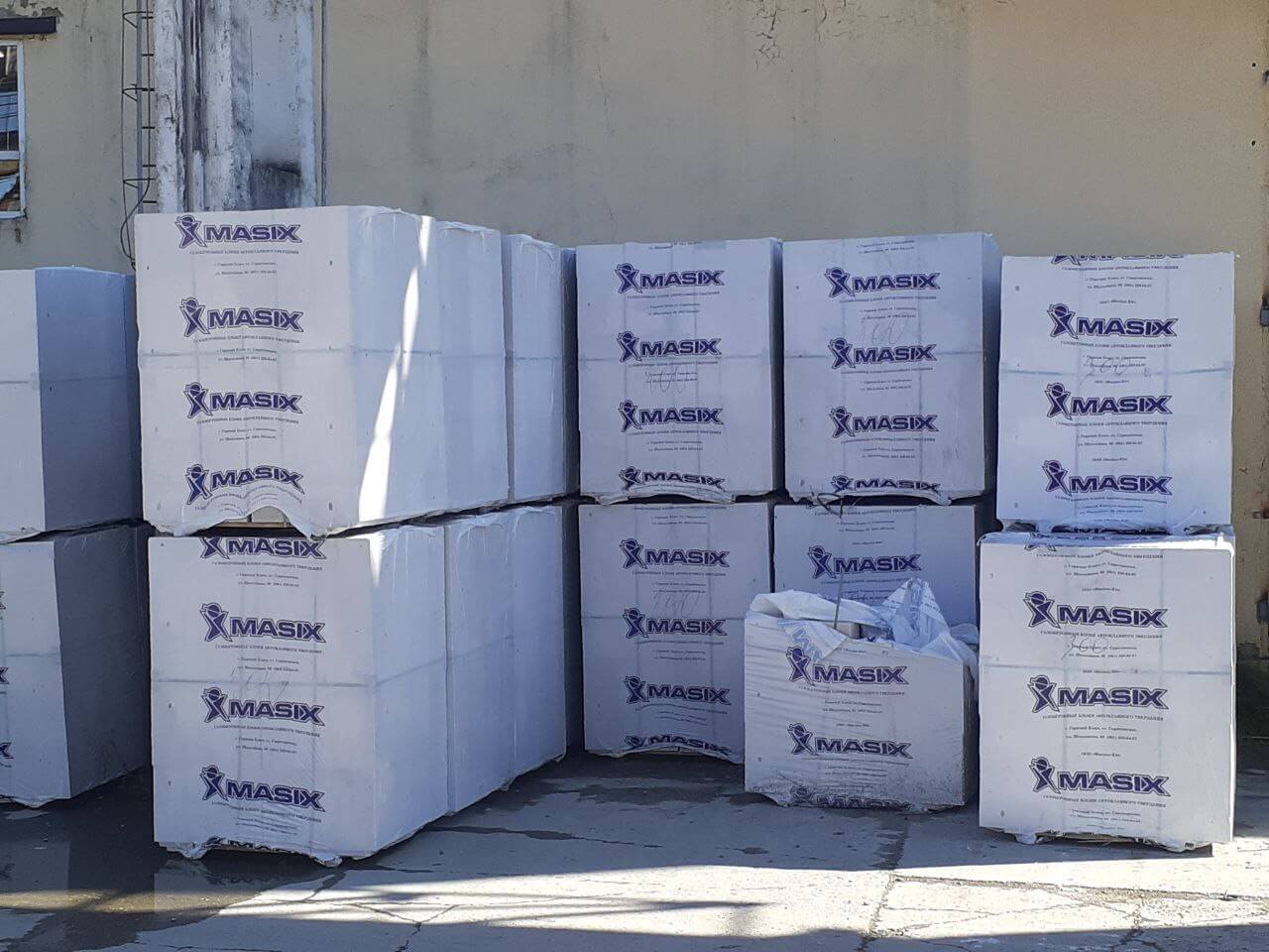 Газобетон Masix D600 625х100х250 мм фото 8