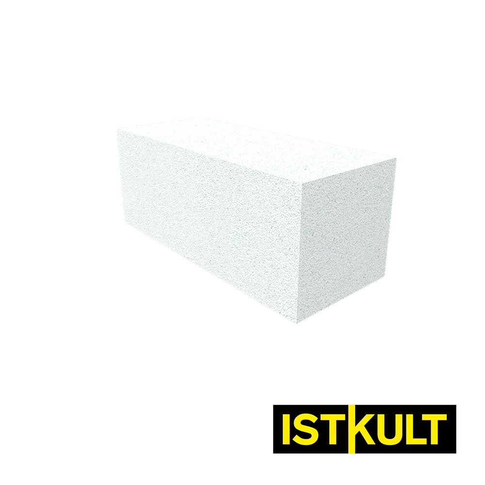 Газобетонный блок ISTKULT D600 B5,0 625х200х250 мм